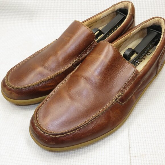 BORN Eberhard H44116 Loafers Driving Driver Brown Mens 12 M Moccasin Toe Slip-On - Picture 1 of 13